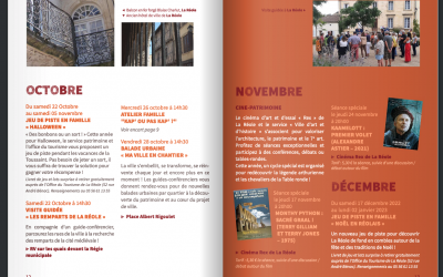Programme d’animation ETE-AUTOMNE 2022 du service « Ville d’art et d’histoire »