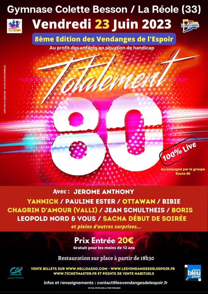 Grand Concert "Totalement 80"