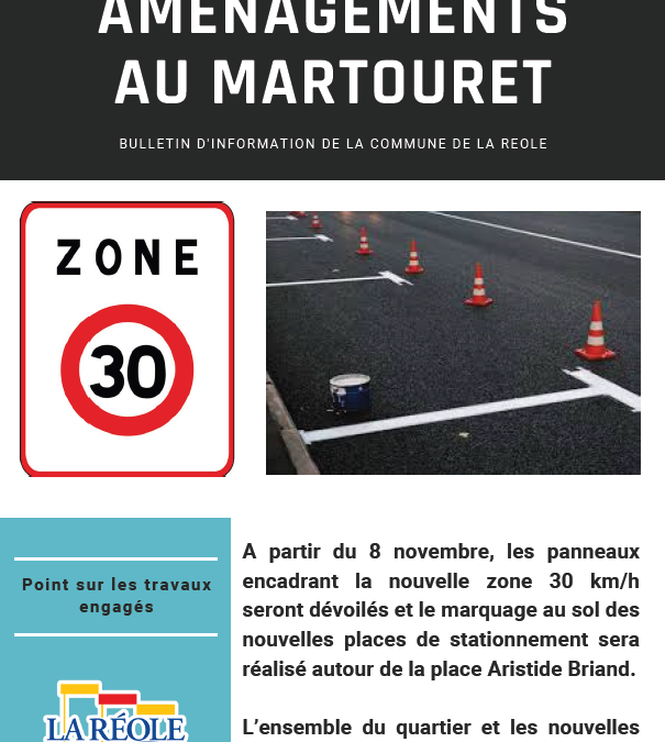 Aménagement au Martouret