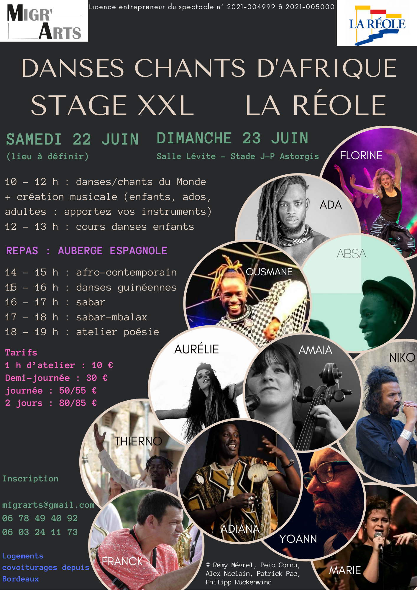Danses et Chants d'Afrique : Stage XXL