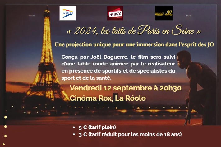 2024, les toits de Paris en Seine au Cinéma Rex