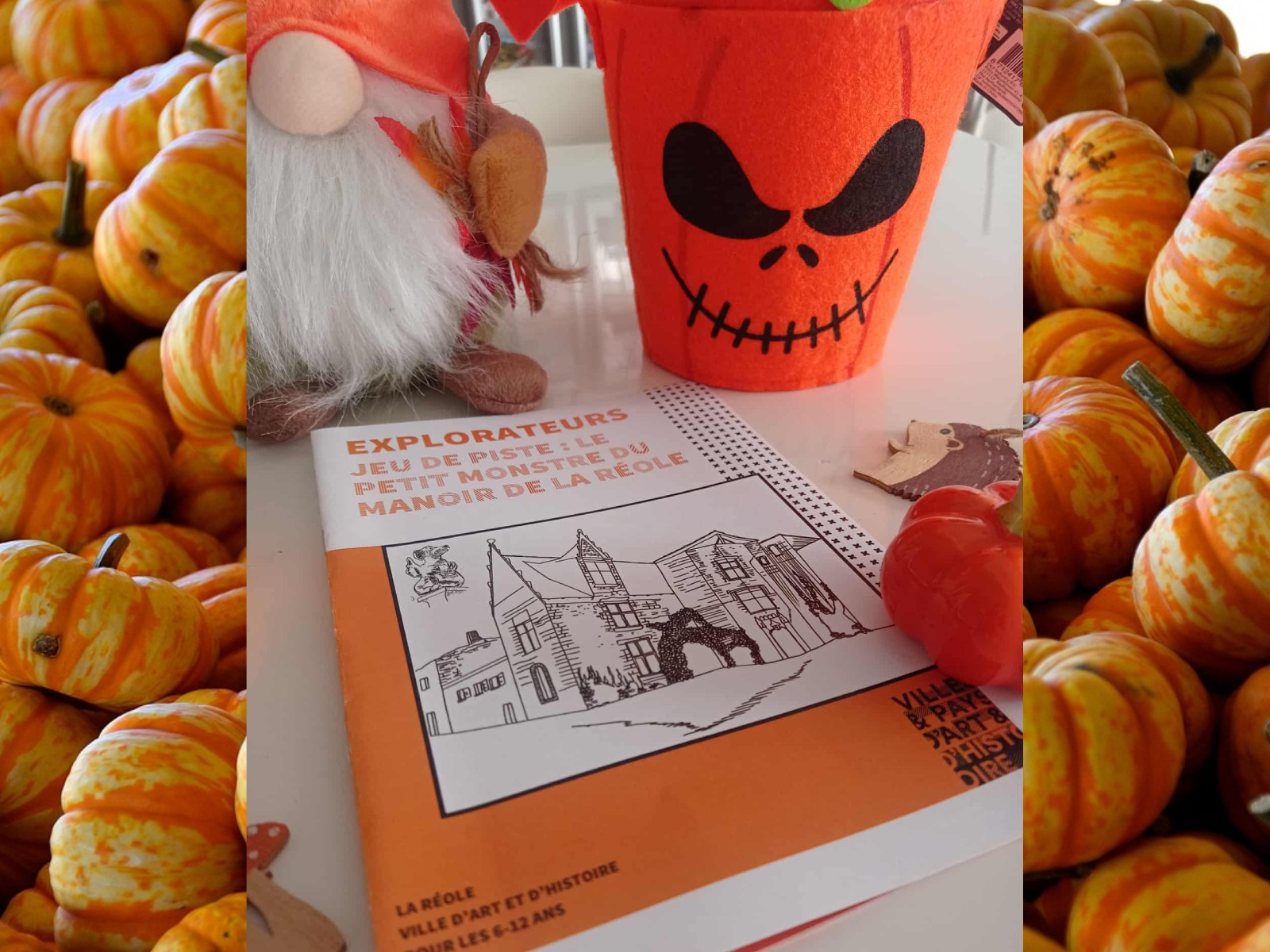 Jeu de piste de Halloween :  Le petit monstre du manoir de La Réole
