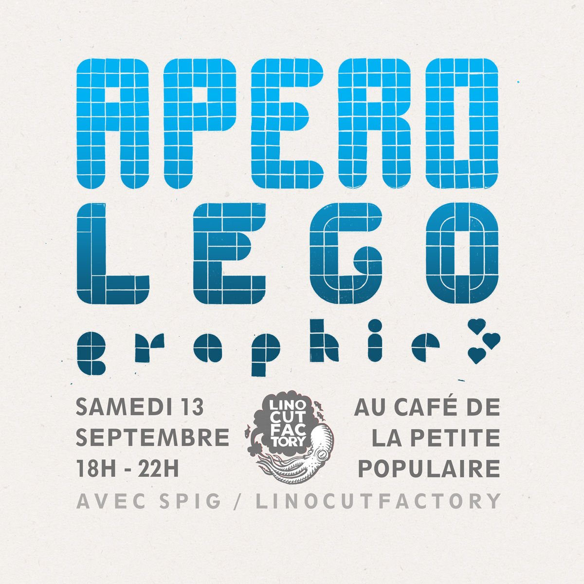 Apéro-atelier LEGO-GRAPHICS