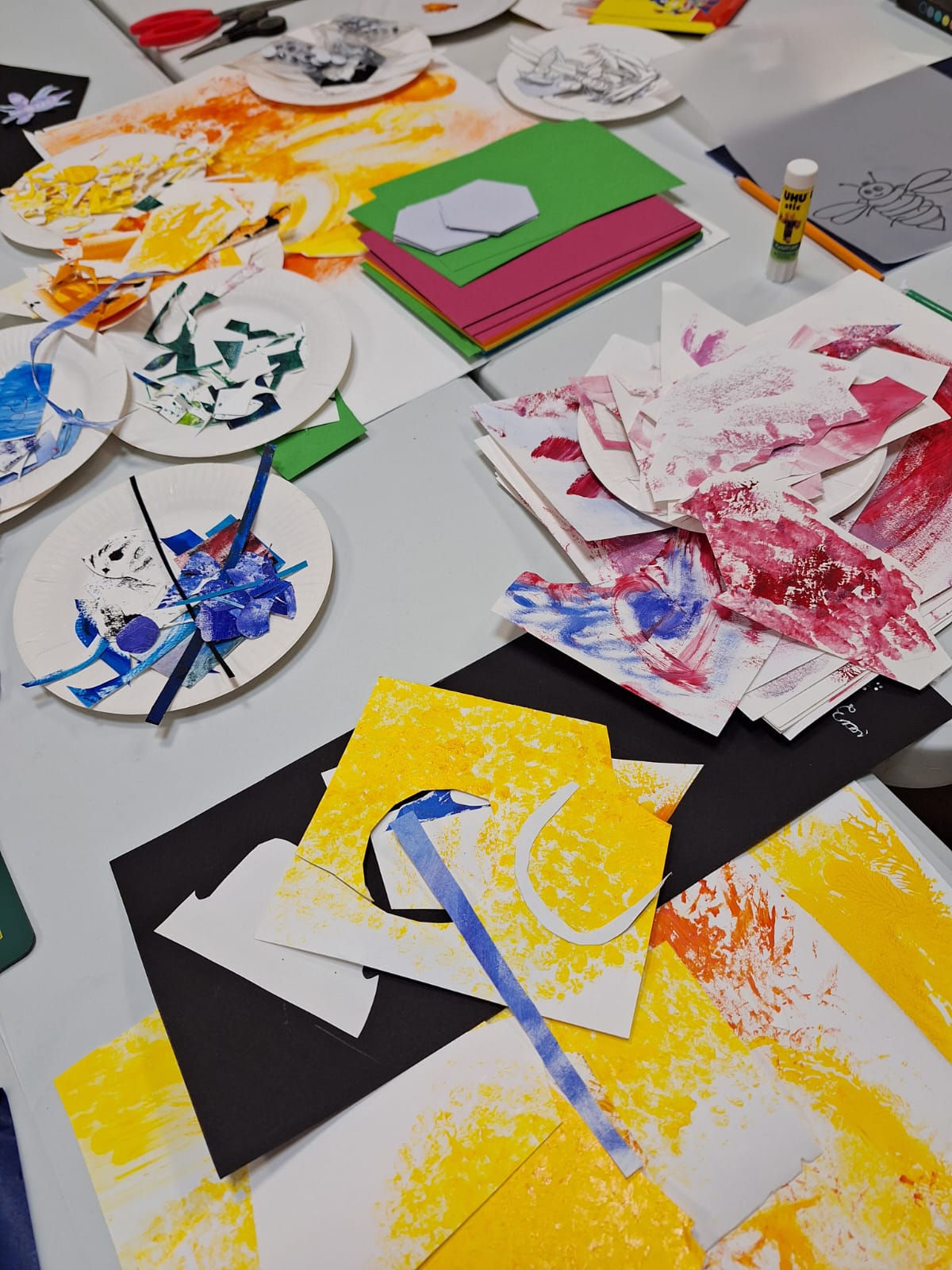 Atelier Peinture-Collage avec Edwige Bonneau