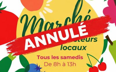 🌧️ INFORMATION – ANNULATION DU MARCHÉ 🌧️