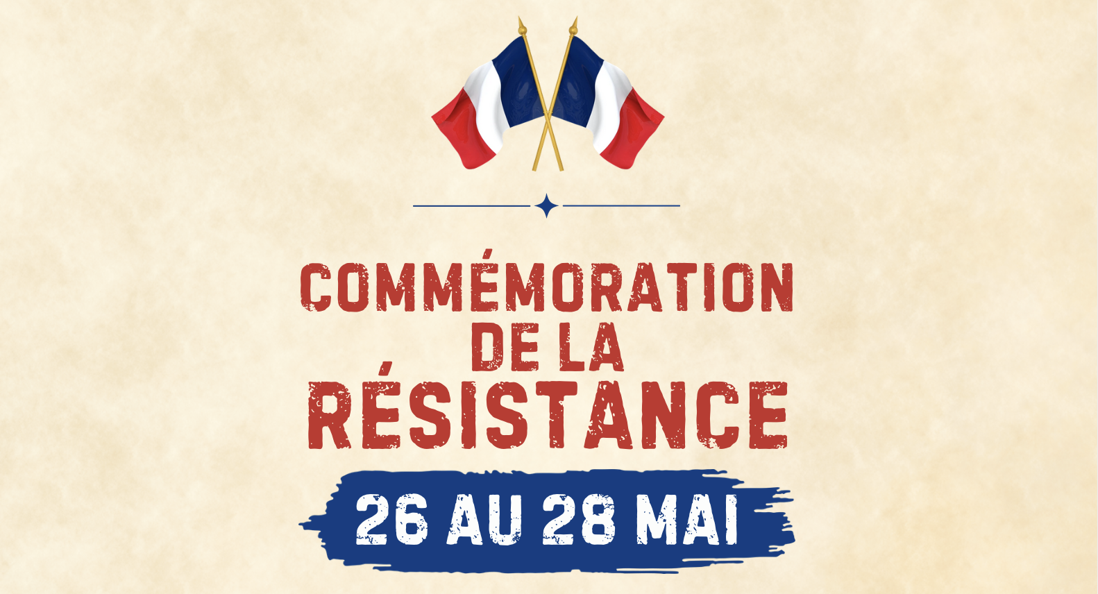 Commémoration de la Résistance | 26 au 28 mai 2026