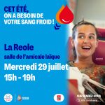 DON DU SANG | Mercredi 29 juillet