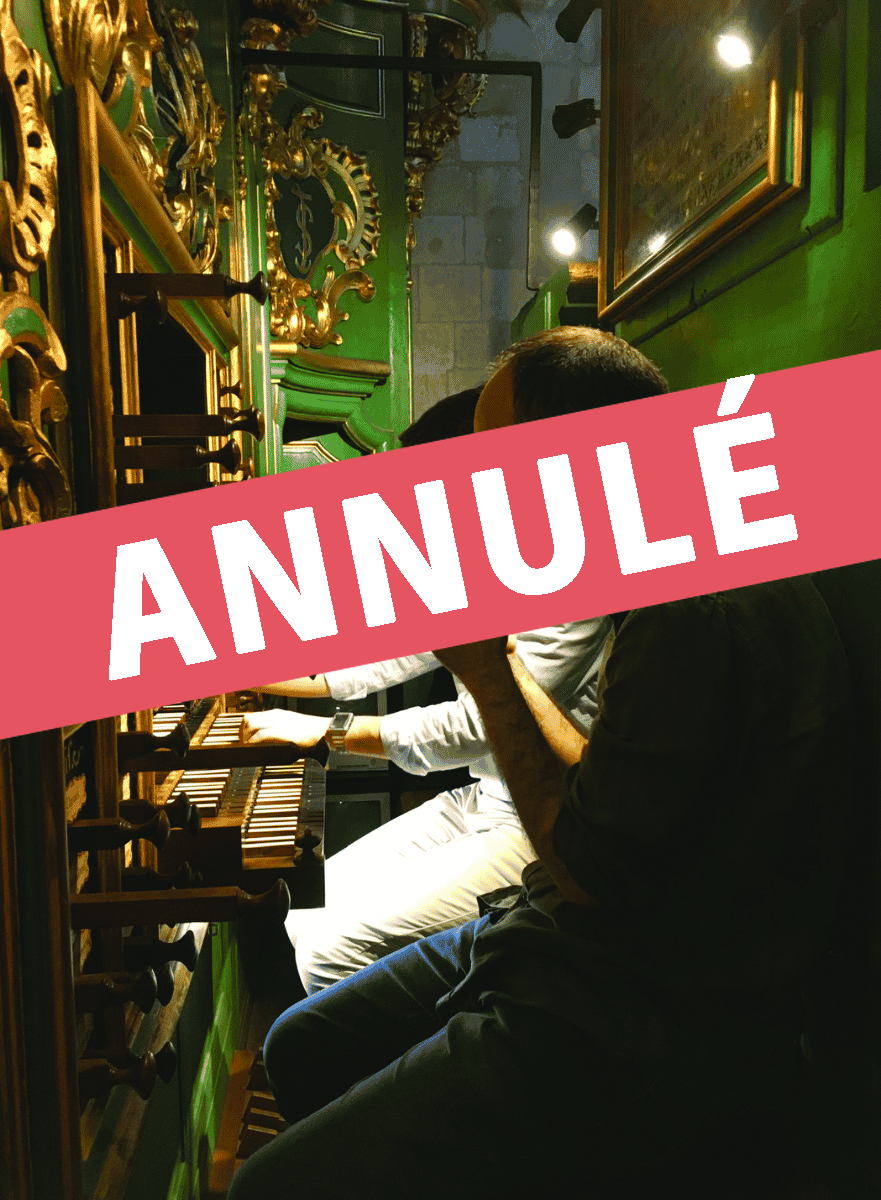 Concert annulé des élèves d'orgue (académie d'été)