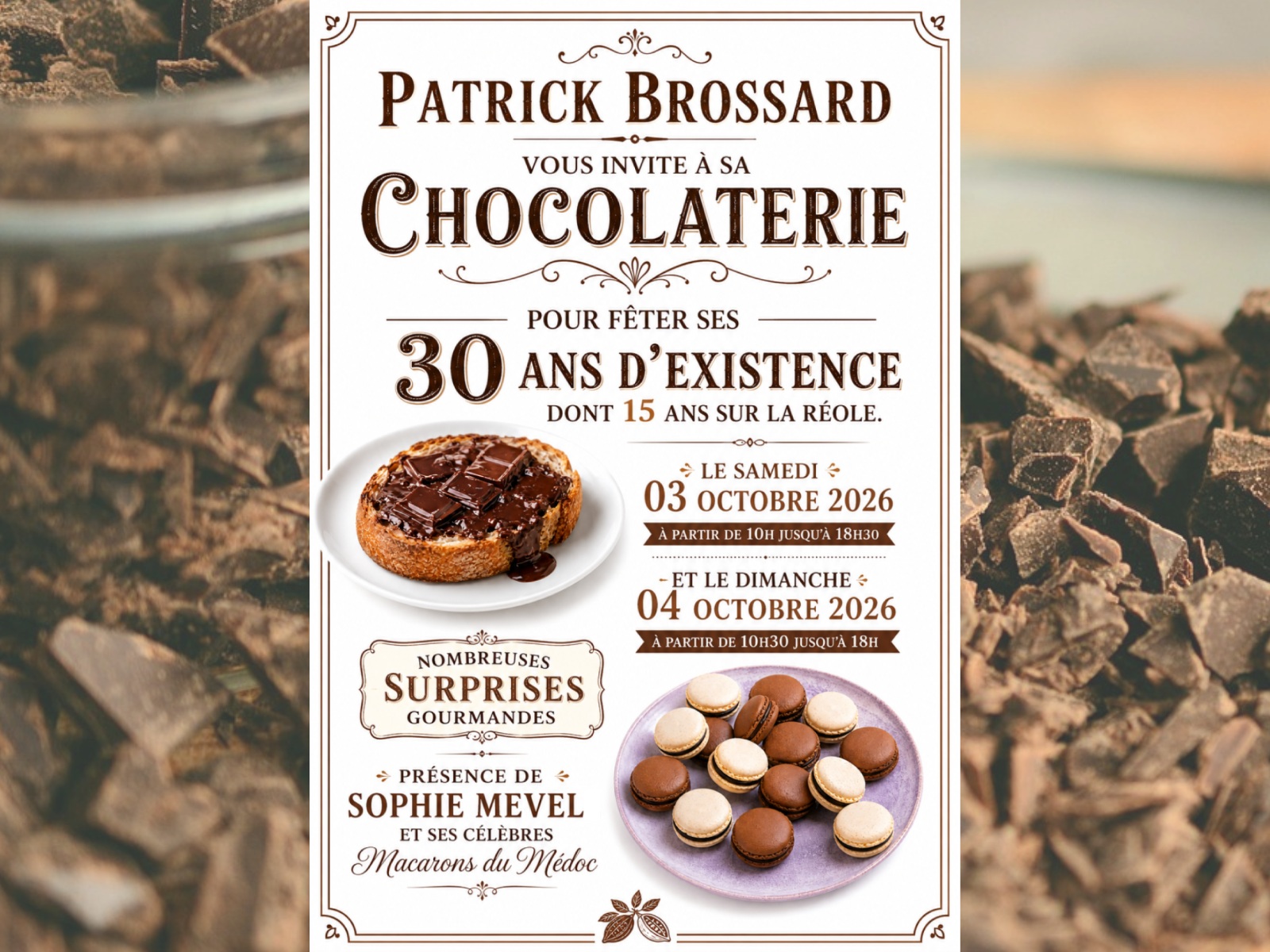 Portes ouvertes de la chocolaterie Brossard